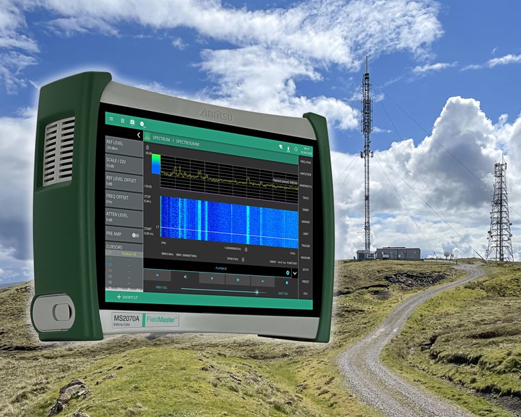 Anritsu présente un analyseur de spectre économique portable Field Master™ destiné aux tests RF des applications génériques